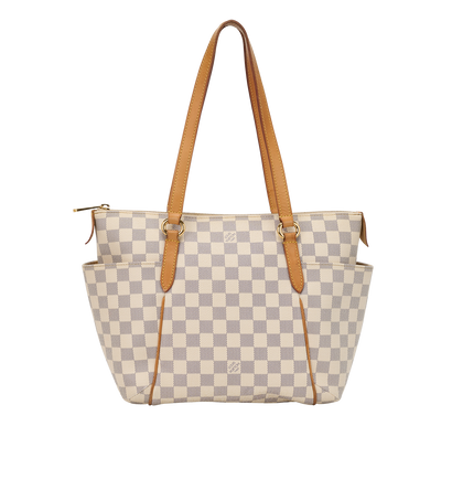 Totally PM, &pound;650, Handbags, Blue/Cream, Canvas, Front view